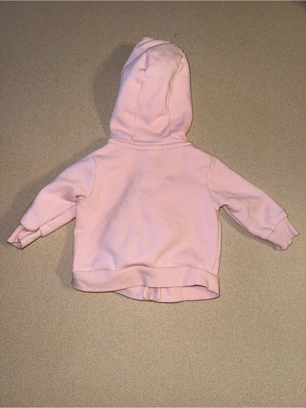 Carter’s baby girl size 3 months pink hooded zip up sweatshirt